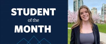 September Student of the Month: Gillian Smith